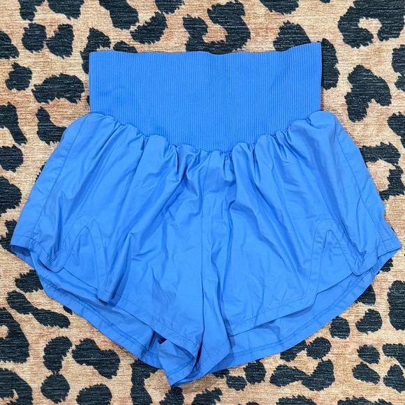 DONT BUY Free People Movement high waisted blue shorts - Picture 1 of 1